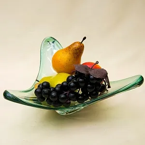 Ваза - Блюдо - Фруктовница Хрусталь VAL SAINT LAMBERT (Вал Сант Ламберт) Бельгия, конец 70-х гг.