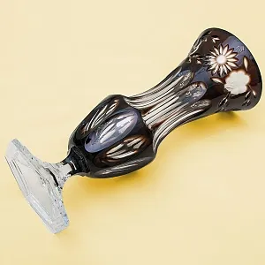 Классическая Ваза Цветного Хрусталя WMF Crystal Cabinet Германия Н-30 см., конец 60-х гг.