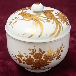 Редкая Авторская Фарфоровая Шкатулка «Райские птицы». KAISER, Германия -1970 год.