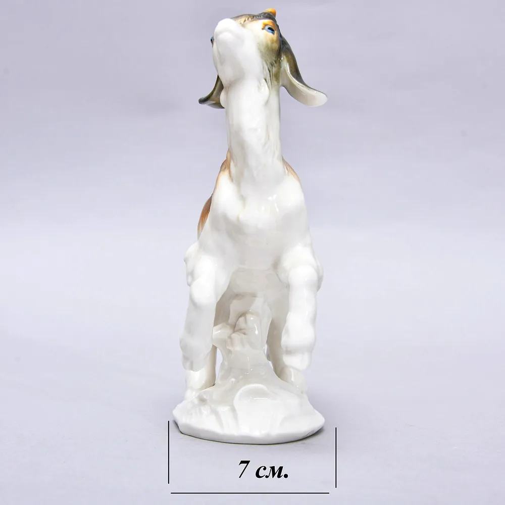 Коллекционная Фарфоровая статуэтка «Козленок», Karl Ens Германия, первая половина ХХ века.