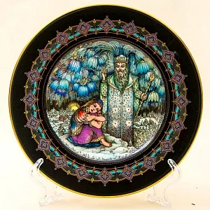 Коллекционная Тарелка «Русские Сказки» - «МОРОЗКО» Фарфор, Villeroy&Boch Германия -1986г.