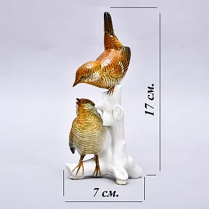 Фарфоровая Статуэтка «Пара Птиц - Крапивники», Карл Энс / Karl Ens Германия, середина ХХ века.