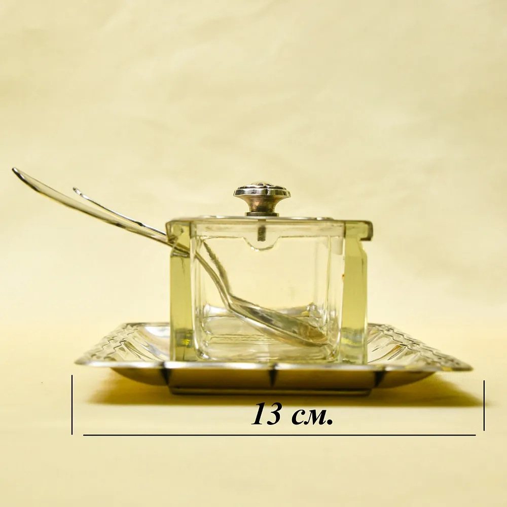 Набор для специй или соусов с двумя отделениями, Wellner Германия 1935 - 1958 годы.