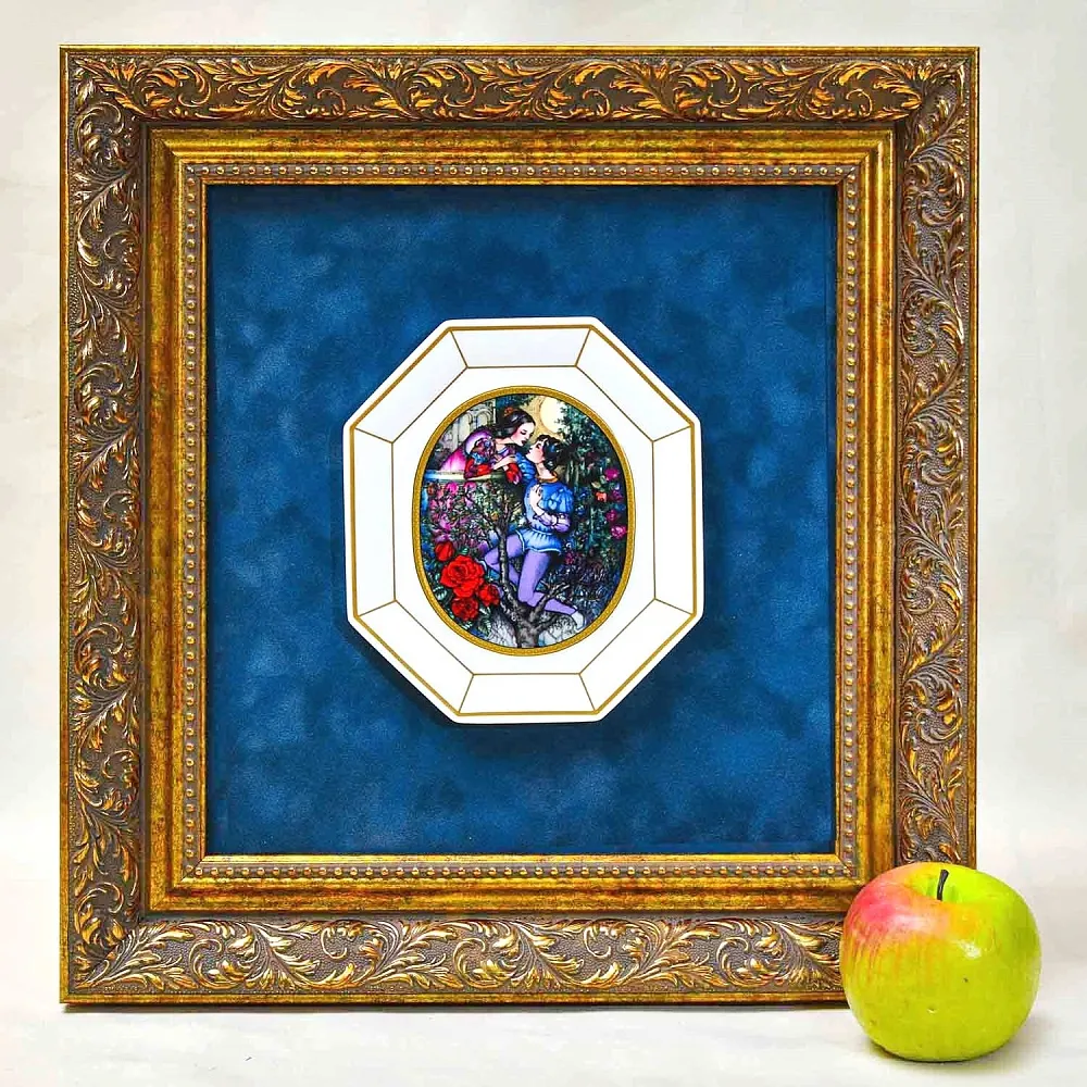 Картина - Панно - Фарфоровая Плакетка «Ромео и Джульета», Villeroy&Boch. Германия - 1980 год.