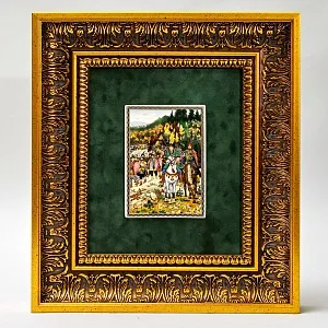 Картина - Панно - Фарфоровая Плакетка «Борис Годунов - На границе», Villeroy&Boch. Германия -1982 год.