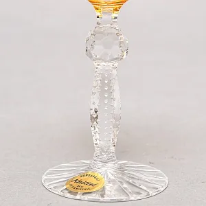 Редкость! Хрустальные Рюмки 4-е штуки серия «FLIRT», Knittel FAKIRIS Германия, 60 -е годы ХХ века.