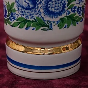 Коллекционная Фарфоровая Ваза «Фестиваль Молодежи», СССР Барановский ФЗ -1985 год. 