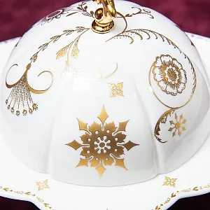 Фарфоровая Шкатулка «Рождественская Звезда», Villeroy&Boch Германия, конец ХХ века.