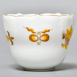 Коллекционная Фарфоровая Кофейная Пара «Золотой Дракон», MEISSEN / МЕЙСЕН Германия.