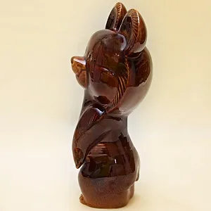 Большая Коллекционная Статуэтка «ОЛИМПИЙСКИЙ МИШКА», Фаянс ЗиК Конаково СССР -1980 год.