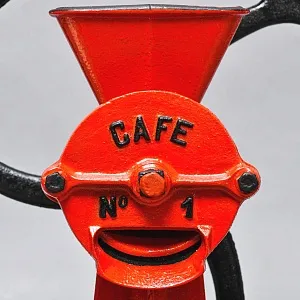 Большая Антикварная Чугунная Ручная Механическая Мельница - Кофемолка, Германия начало ХХ века. 