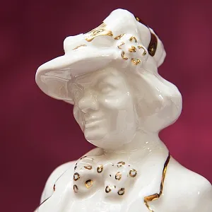 Авторская Коллекционная Фарфоровая Статуэтка Клоун - «Олег Попов» Россия.