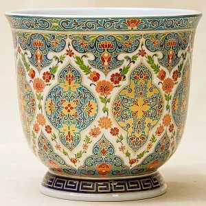 Коллекционная Ваза - Кашпо для цветов «Wihan» Фарфор KAISER Германия -1979 год.