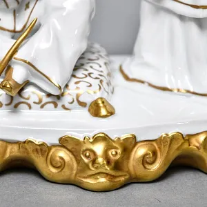 Коллекционная Фарфоровая статуэтка «Китайцы - Чайная церемония», SITZENDORF Германия, 50-е гг.