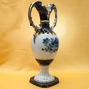 Большая Интерьерная Ваза «Барокко» Н-64см. Фарфор ROYAL DUX BOHEMIA Чехословакия.