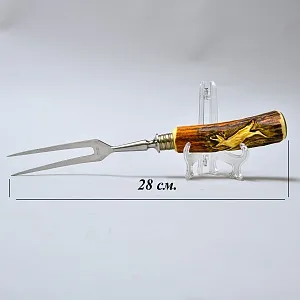 Набор для Барбекю «Охота» - Нож и Вилка, Германия, Klaus Tragbar Solingen, 60 -е гг.