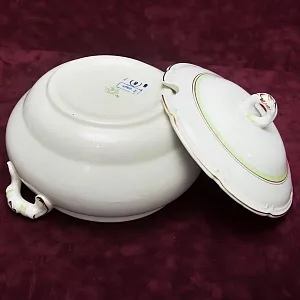 Большой Столовый сервиз на 6 персон - 36 предметов, Фаянс ЗиК Конаково, СССР 50-е годы ХХ века.