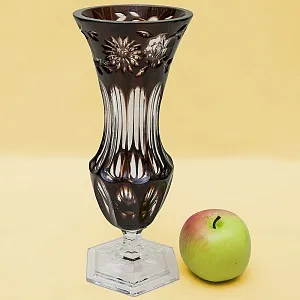 Классическая Ваза Цветного Хрусталя WMF Crystal Cabinet Германия Н-30 см., конец 60-х гг.