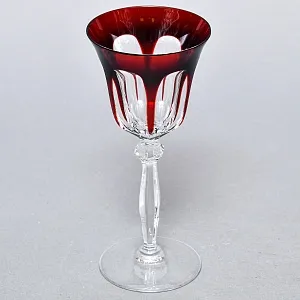 Редкость! Рубиновый Хрустальный Бокал для вина «Diana», NACHTMANN Германия, 60 -е годы ХХ века.