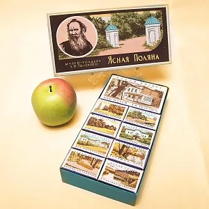 Памятный Сувенирый Набор - Хозяйственные Спички «Лев Толстой - Ясная Поляна», СССР -1967 год.