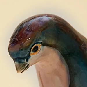 Коллекционная статуэтка «Птица - Куропатка», Фаянс ЗиК Конаково, СССР - 50е годы ХХ века.