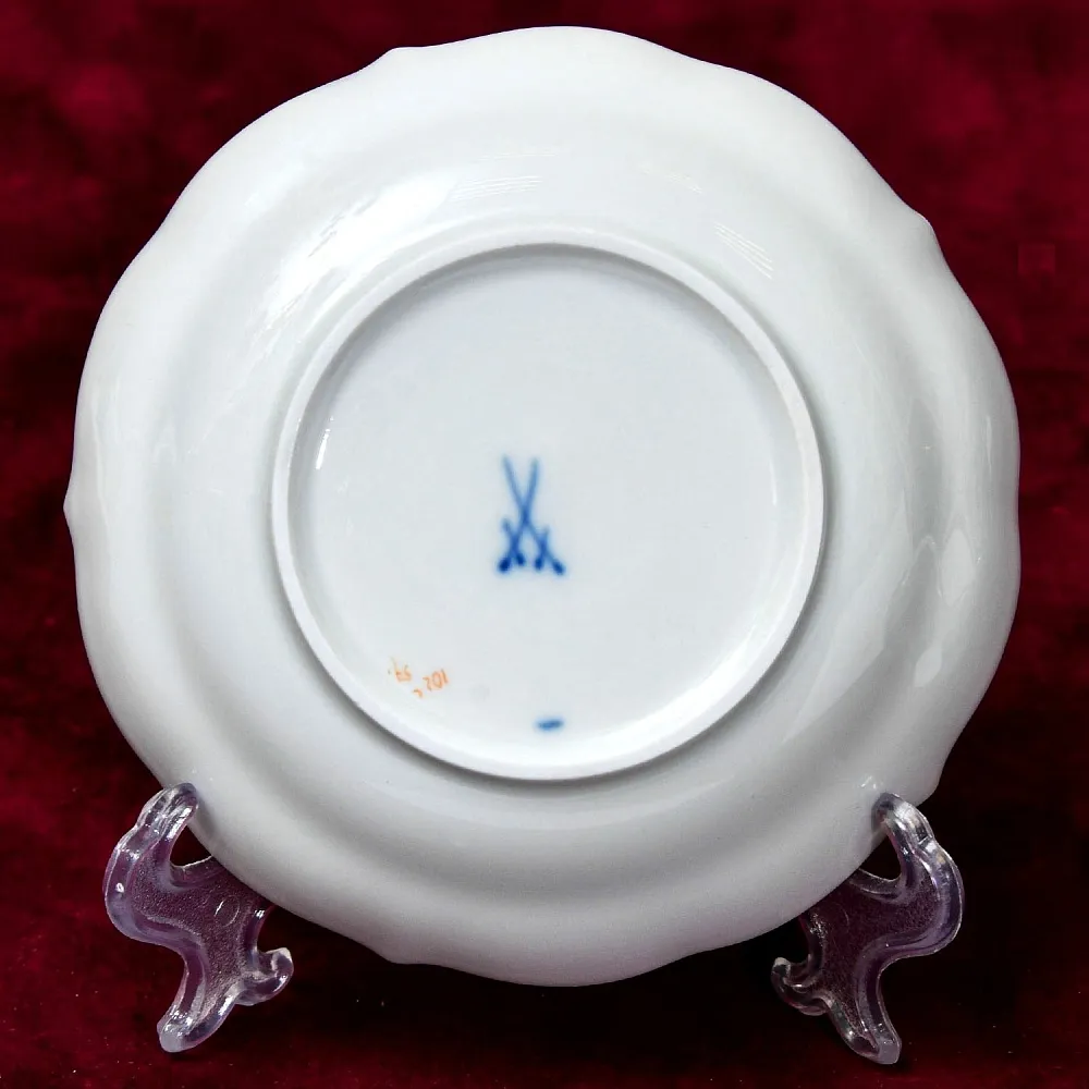 Коллекционная Фарфоровая Кофейная пара «Голубые цветы», MEISSEN / МЕЙСЕН Германия 50 гг.