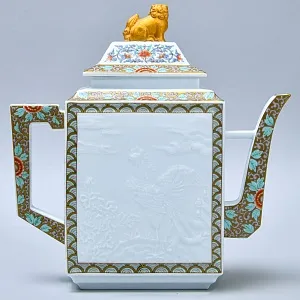 Фарфоровый Чайный сервиз на 4 персоны «Японский символизм», Япония - конец ХХ века.