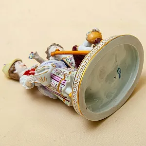 Редкость! Антикварная Фарфоровая Статуэтка «МАЛЕНЬКИЕ САДОВНИКИ», Frankenthal Германия 1762 - 1770 годы.