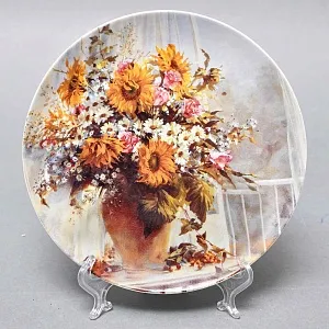  Коллекционная Тарелка «Летняя мечта», Фарфор HUTSCHENREUTER Германия, 1997 год.