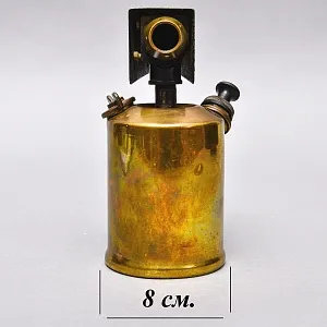 Редкость! Винтажная Бензиновая Горелка - Паяльная Латунная Лампа, Германия -50 гг.