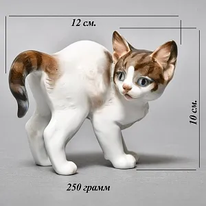 Коллекционная Фарфоровая статуэтка «Котенок», ROSENTHAL Германия, 1919 - 1934 годы. 