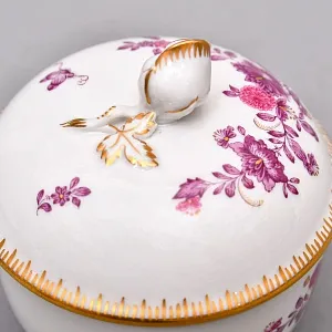 Фарфоровый Чайный Сервиз «Индийские цветы» на 6-ть персон, MEISSEN / МЕЙСЕН Германия. 