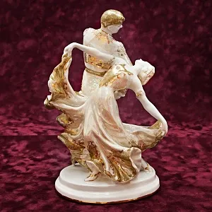 Авторская Коллекционная Фарфоровая статуэтка «Испанский танец», СССР ЛЗФИ, 1967 - 1983 годы.