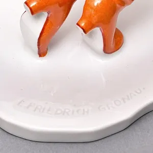 Коллекционная Фарфоровая статуэтка «Танцовщица Урсула Дайнерт», ROSENTHAL Германия, 40-е годы ХХ века. 