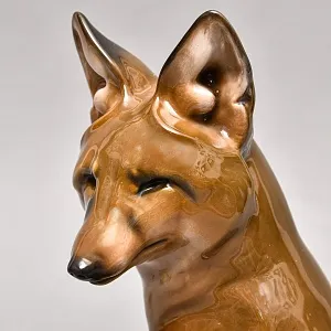  Авторская Коллекционная статуэтка «ЛИСА», Фарфор ROSENTHAL Германия - 1940 год.