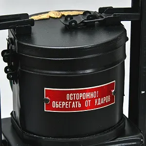 Большой Винтажный Железнодорожный Сигнальный Вагонный Фонарь, СССР.