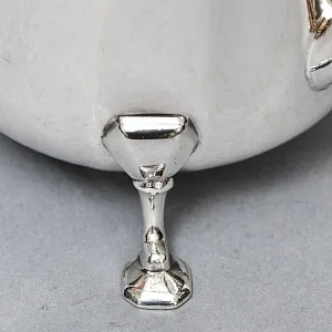 Винтажный Металлический Кофейник - Чайник на ножках 1 л. Silverplate, Англия - середина ХХ века.