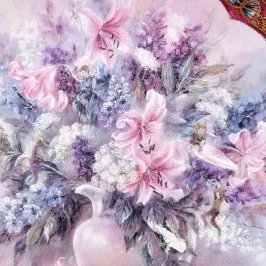 Коллекционная Тарелка «Озорной букет» Фарфор W.J.GEORGE США -1993 год.