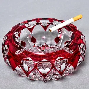 Классическая Хрустальная Пепельница, VAL SAINT LAMBERT Бельгия 60 гг.