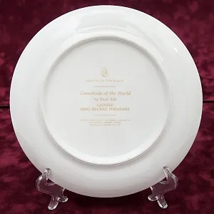 Коллекционная Тарелка «Китайский фазан» Фарфор Лимож Limoges Франция - 1979 год.