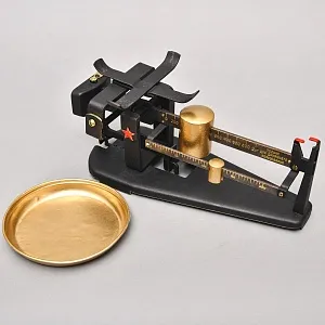 Редкость! Чугунные Бытовые Весы Повышенной точности до 2 кг. МВЗ СССР -1954 год.