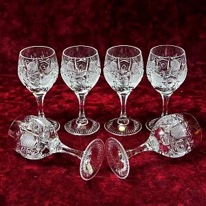 Хрустальные Рюмки серия «PARIS», NACHTMANN Германия 70-е годы ХХ века.