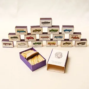 Памятный Сувенирый Набор - Хозяйственные Спички «50 лет - ЗиЛ», СССР - 1966 год.