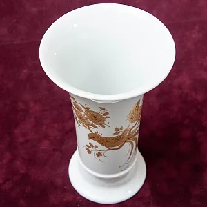 Коллекционная Фарфоровая Ваза «Райские птицы» KAISER Германия - 1970 год.