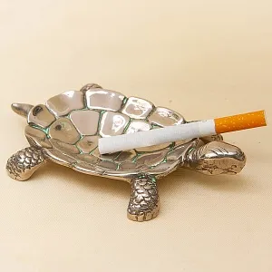 Металлическая Мелочёвница - Пепельница «Маленькая Черепашка», Франция середина ХХ века. 
