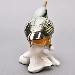 Коллекционная Фарфоровая статуэтка «Птица - Поползень», Карл Энс / Karl Ens, Германия, 50-е годы ХХ века.