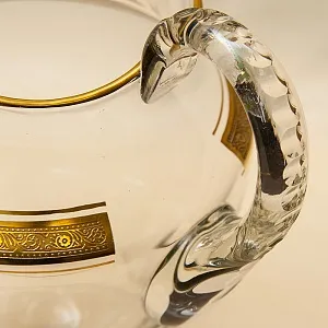 Набор для напитков из 6-и хрустальных стаканов и кувшина «Concorde», Theresienthal Германия, 50 гг.