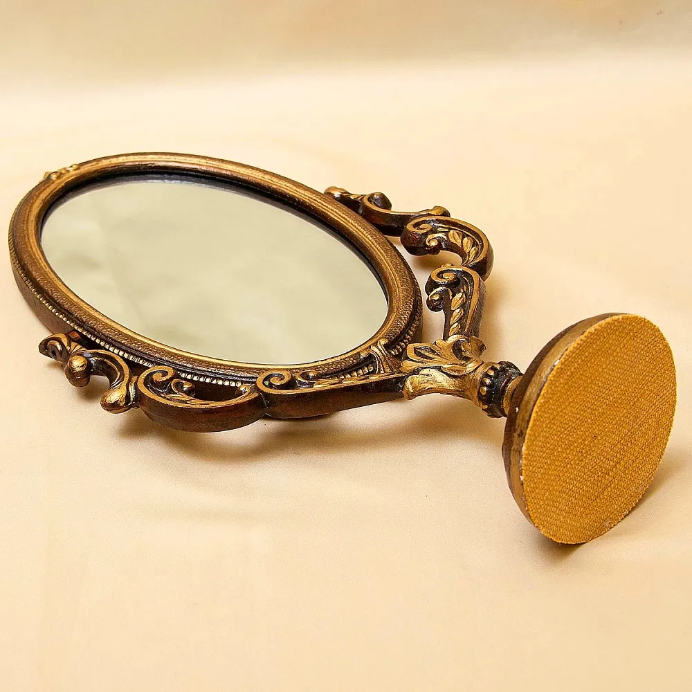 Классическое Настольное Двухстороннее Будуарное Зеркало, Бронза, Франция, середина ХХ века.