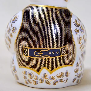 Коллекционное Пресс - Папье, Фарфоровая Статуэтка «МЕДВЕЖОНОК ТЕДДИ», Royal Crown Derby, Англия.