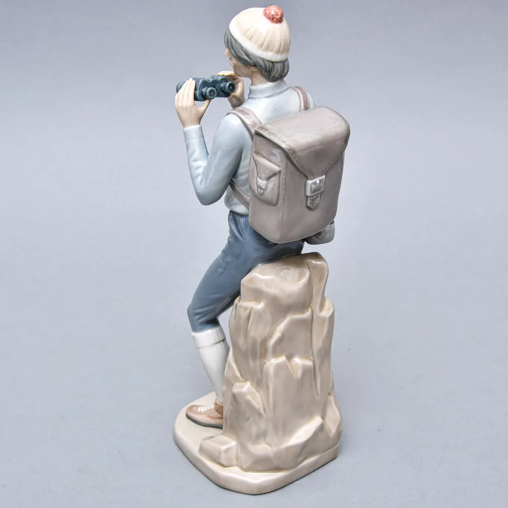 Коллекционная Фарфоровая статуэтка «ПУТЕШЕСТВЕННИК», Lladro / Лядро Испания.